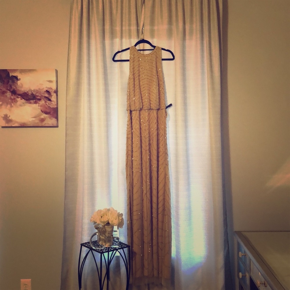 Adrianna Papell Beaded Gown